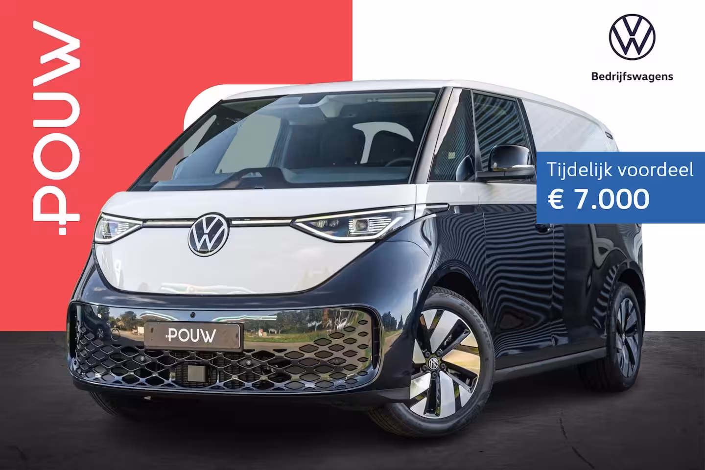 Volkswagen ID. Buzz Cargo 190pk Bulli Limited Edition 59 kWh | Stoelen Pakket | Trekhaak Wegklapbaar