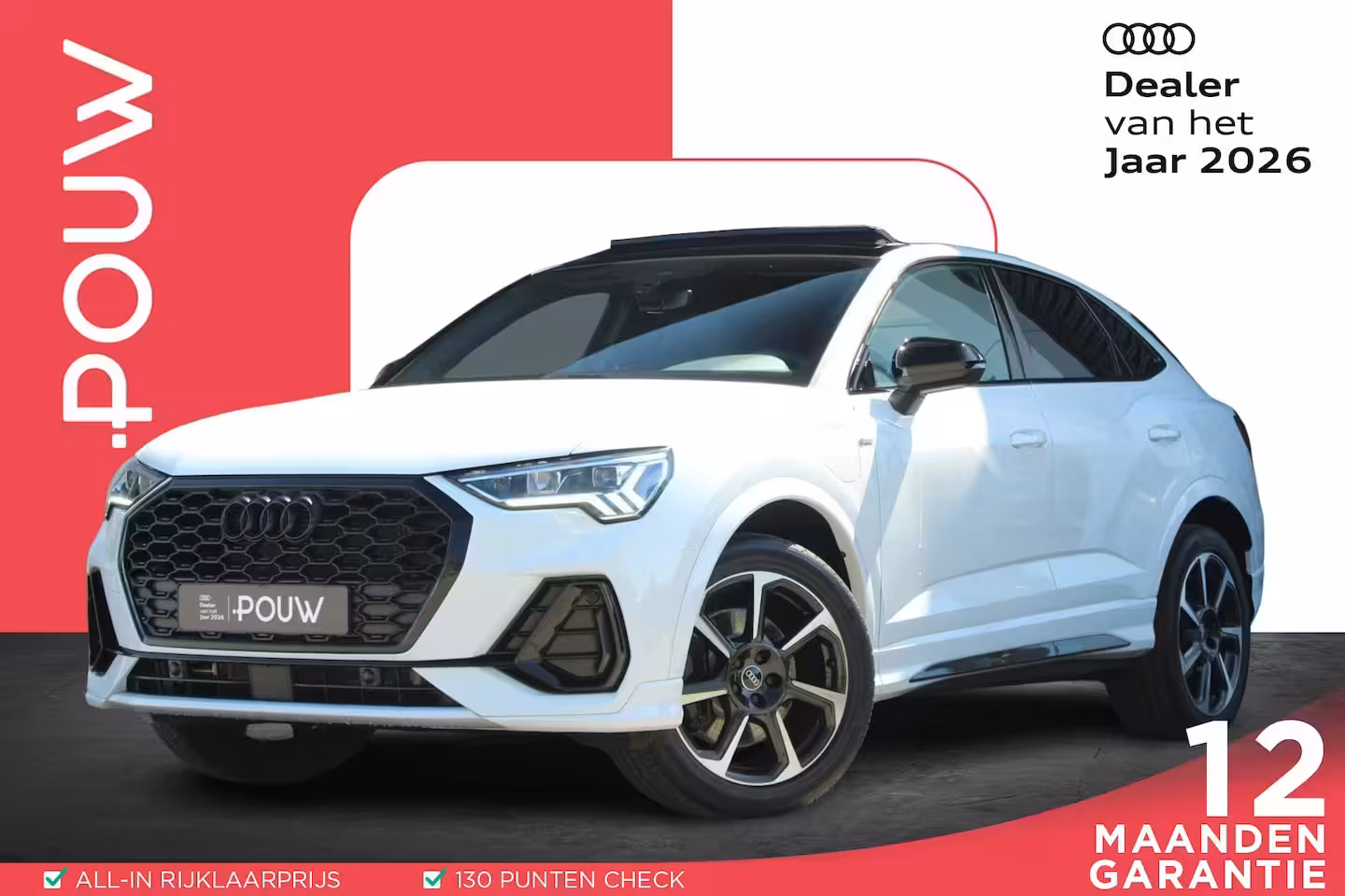 Audi Q3 Sportback 45 TFSIe 245pk S Edition | Keyless entry | Panoramadak | Stuurverwarming | Achteruitrijcam