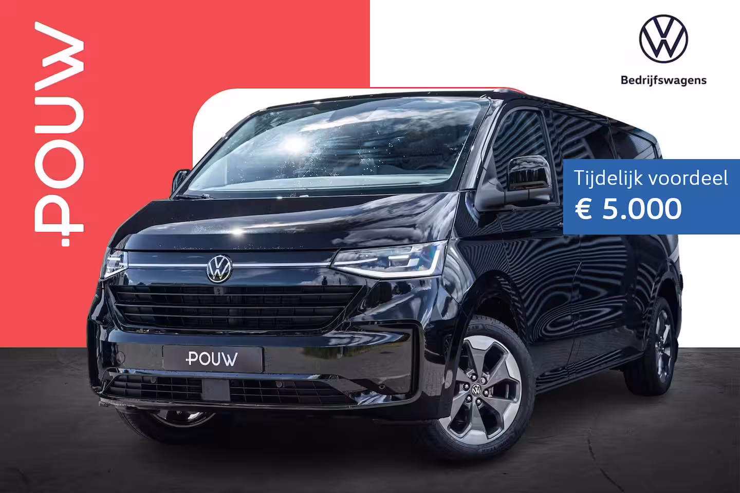 Volkswagen Transporter 2.5 eHybrid 233pk AUT L2H1 32 Bulli | LMV 19'' | Trekhaak Elek. Uitklapbaar
