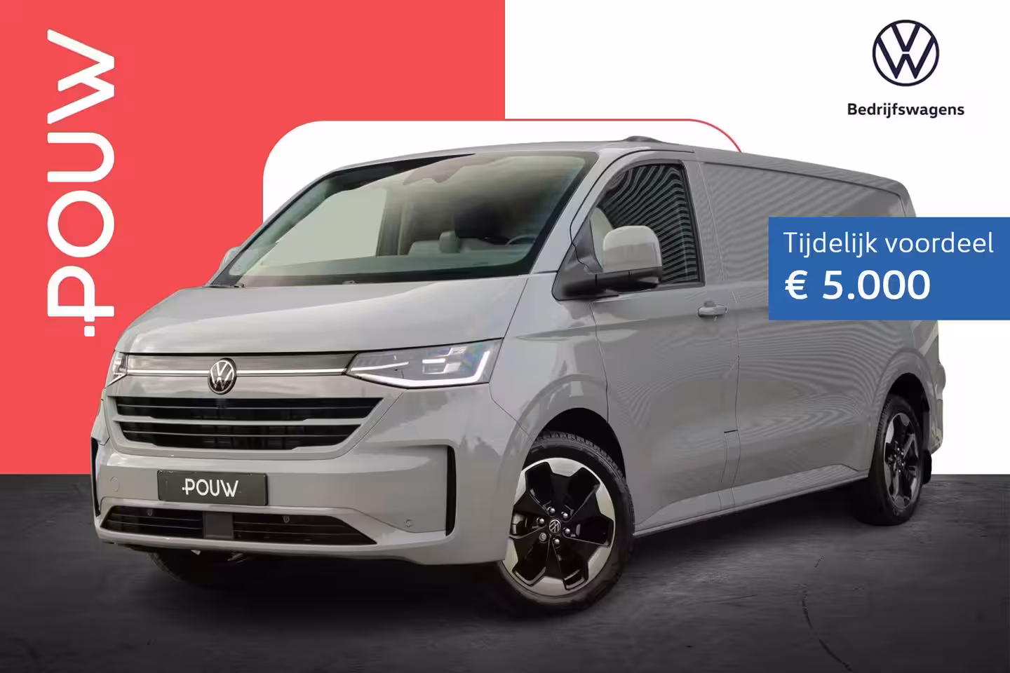 Volkswagen Transporter 2.5 eHybrid 233pk AUT L2H1 30 Bulli | LMV 19'' | Trekhaak Vast | Houten Laadvloer