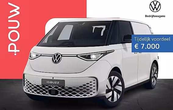 Volkswagen ID. Buzz Cargo 286pk Bulli Limited Edition 79 kWh | Multimedia Navigatie Pakket | Trekhaak Wegklapbaar