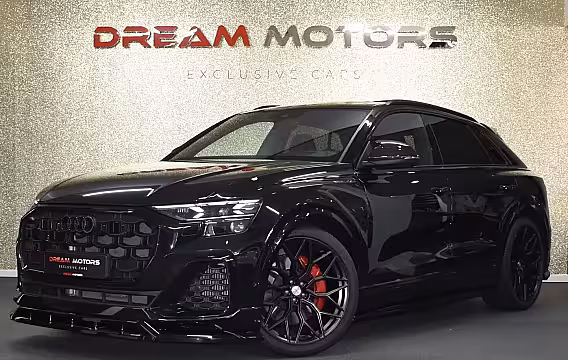 Audi Q8 60 TFSI e Quattro S-Line Competition 490pk | AKRAPOVIC | MASSAGE | ACHTERASBESTURING