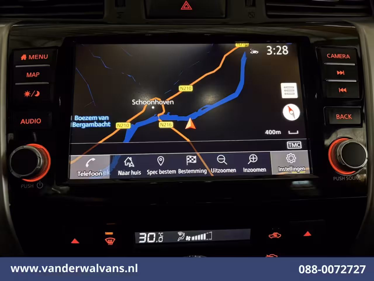 Nissan Navara 2.3 dCi 164pk 4x4 Aandrijving Euro6 Airco | 3500kg trekhaak | Camera | Cruisecontrol | LM