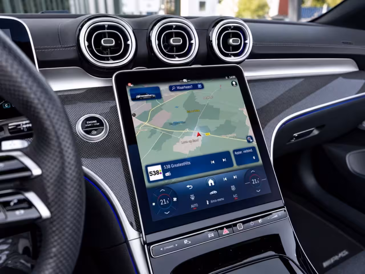 Mercedes-Benz CLE Cabriolet CLE 200 AMG Line | Burmester | Trekhaak | Rij-Assistentiepakket | Memory