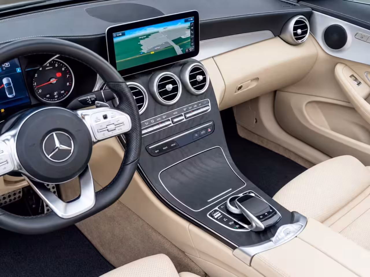 Mercedes-Benz C-klasse Cabrio C 180 Cabrio AMG Line | Airscarf | Stoelverwarming | Afn. trekhaak