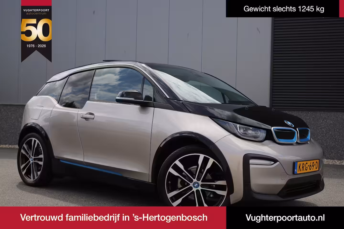 BMW i3 Executive 120Ah 42 kWh/*Lodge*/Sunroof/Adaptive/Kaschmir Silver/Camera/W-pomp/3-fase/20"