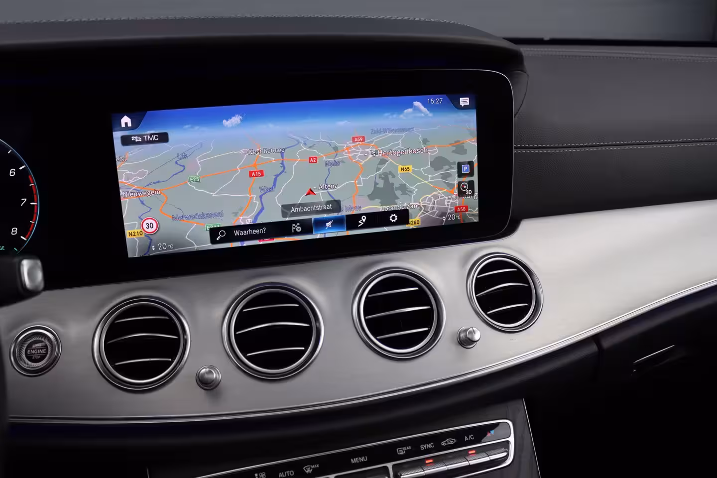 Mercedes-Benz E-klasse 200 AMG Line | Panoramadak | Distronic+ | Burmester | Parfumering | Memory | Sfeerverlicht