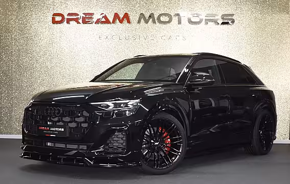 Audi Q8 60 TFSI e Quattro S-Line Competition 490pk | AKRAPOVIC | ACHTERASBESTURING