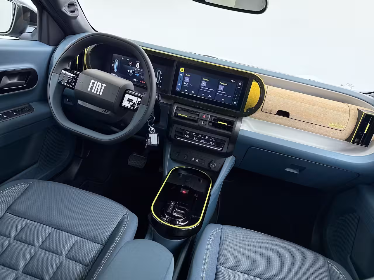 Fiat Grande Panda La Prima | 10, 25" touchscreen radio met Bluetooth, DAB & USB én Navigatie | Automatische