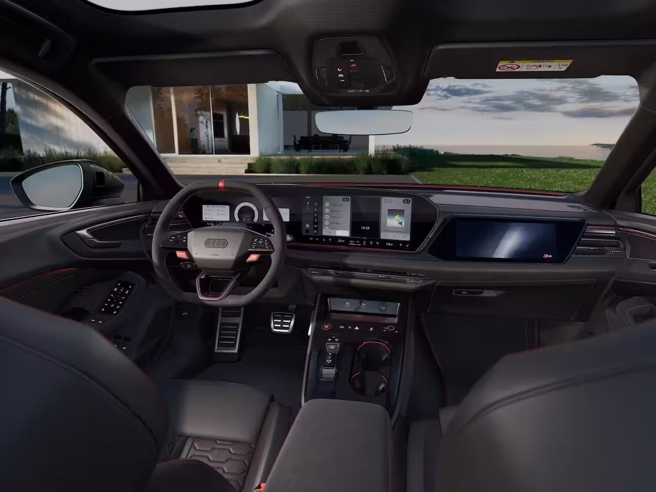 Audi RS5 Avant e-hybrid 640pk quattro | Sportpakket | Head-up Display | Keramische Remmen - Rode Re