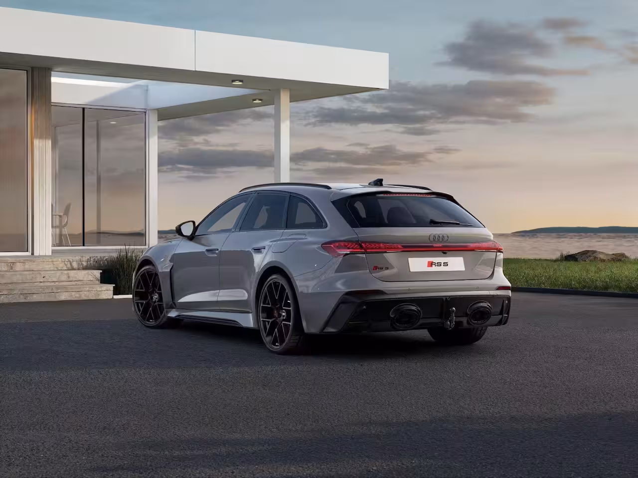 Audi RS5 Avant e-hybrid 640pk quattro | Sport Pakket | Keramische Remmen - Rode Remzadels