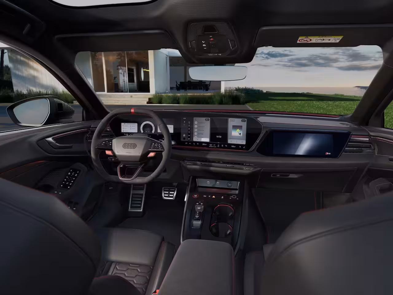 Audi RS5 Avant e-hybrid 640pk quattro | Sport Pakket | Keramische Remmen - Rode Remzadels