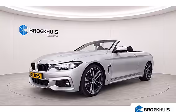 BMW 4-serie Cabrio 420i 183PK HIGH EXECUTIVE M-SPORT AUTOMAAT / NAVI / LEDER / FULL-LED / CLIMA / 19" LMV / K