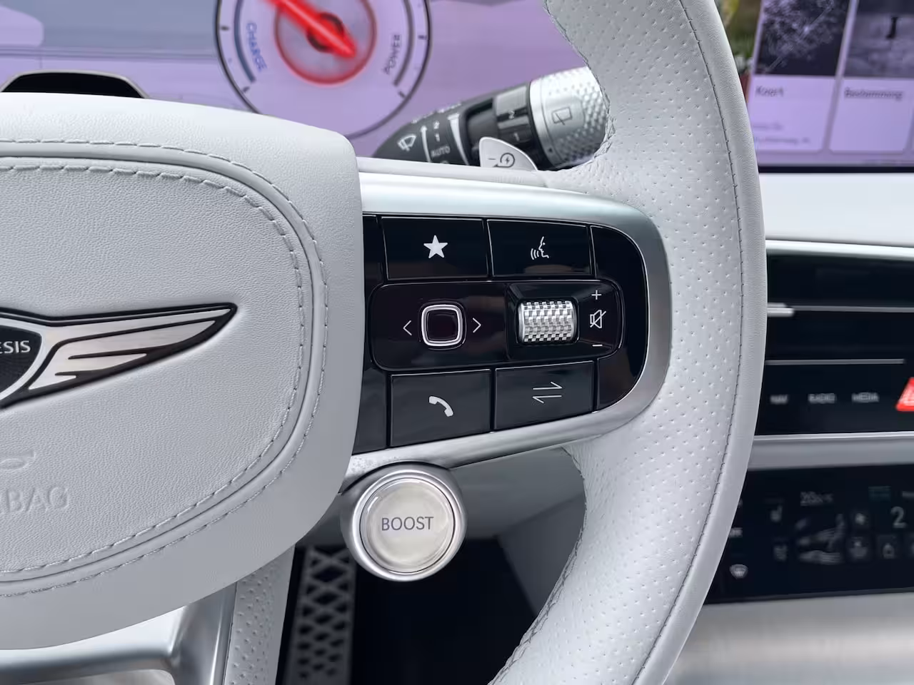 Genesis GV70 84 kWh 490pk Performance AWD Premium | 10.150, - DEMO VOORDEEL | V2L | Nappa Leder | Bang