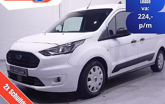 Ford Transit Connect 1.5 TDCi 100 pk L2 Trend Navi, NAP, 2x Schuifdeur Airco, Laadruimte Pakket, PDC achter, 1e