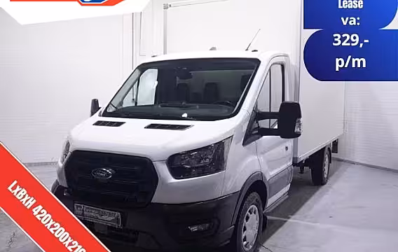 Ford Transit 2.0 TDCi 160 pk Bakwagen met Laadklep Airco Cruise Control, LxBxH 420x200x210 cm, 3-Zits