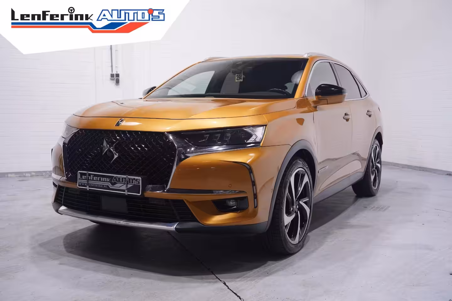 DS 7 Crossback 1.6 PureTech La Premiere Curcuma-uitvoering lederen comfort-stoelen panodak 20"-LMV Aplle