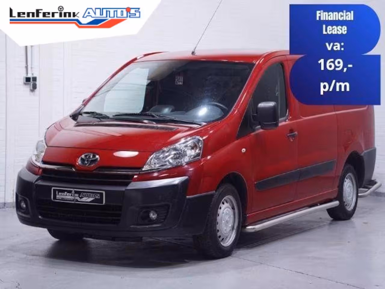 Toyota ProAce 1.6D 90 pk Lang L2 Aspiration Airco Cruise Control, Sidebars, 3-Zits