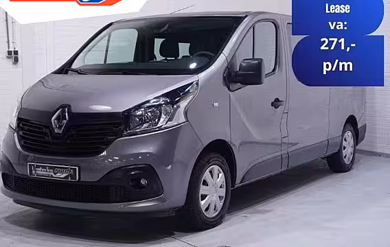 Renault Trafic 1.6 dCi 125 pk Dubbel Cabine L2 Navi, Trekhaak Airco ECC, Cruise Control, Slechts 117 dkm,