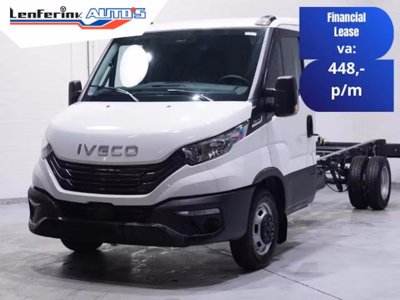 Iveco Daily 35C14 140 pk Automaat Chassis Nieuw Apple Carplay, Dubbel lucht achter, Airco ECC, Cruise,