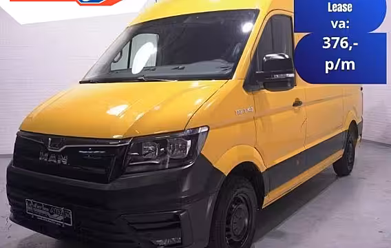 MAN TGE 3.140 pk DSG Automaat L3H3 Airco, DHL Geel App Connect, Cruise Control, 270 Graden Deuren,