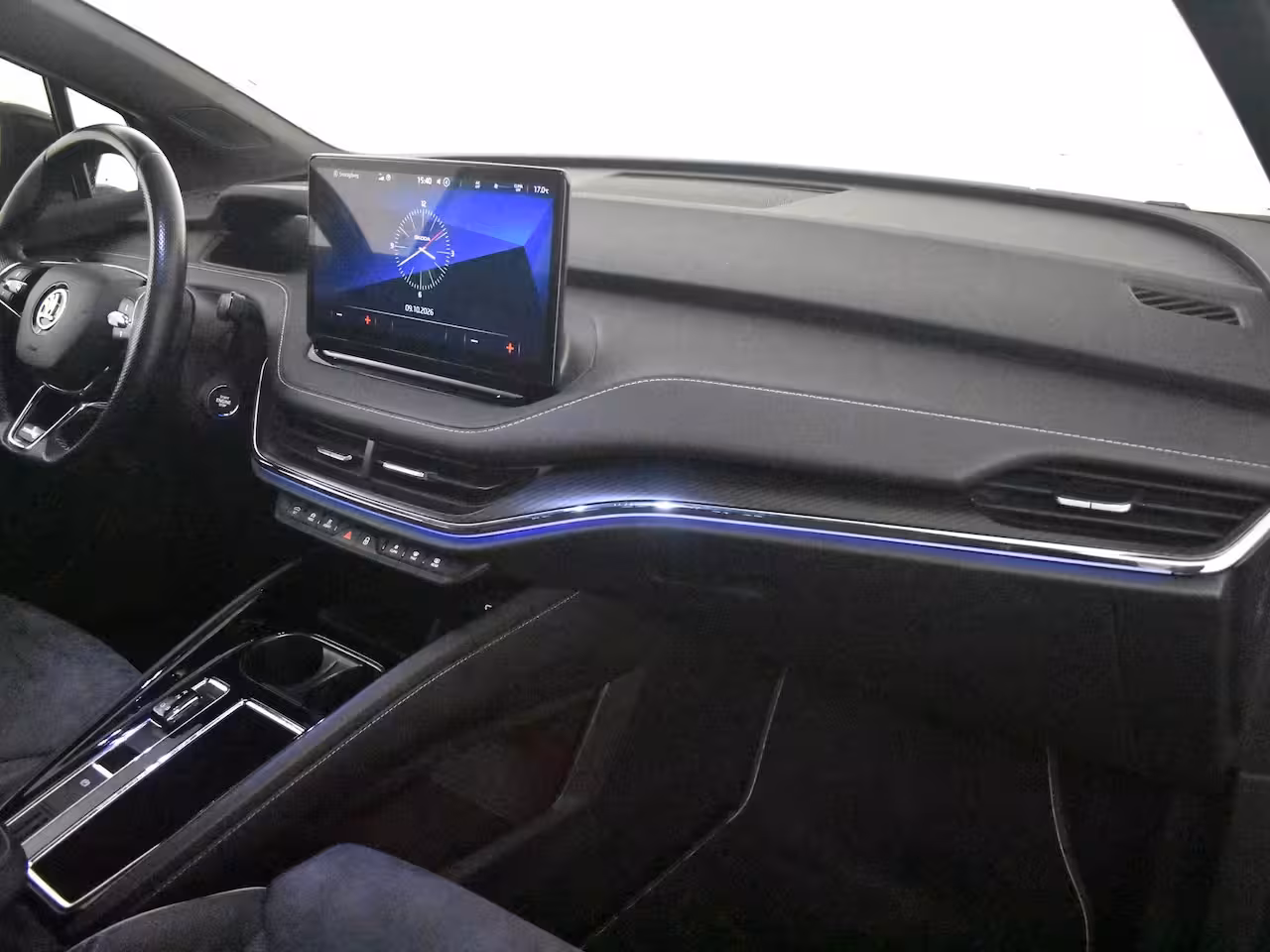 Skoda Enyaq iV 60 Sportline l SOH 91, 38% l Camera | 21" l Apple Car Play l Matte kleur l Navi l Sportsto