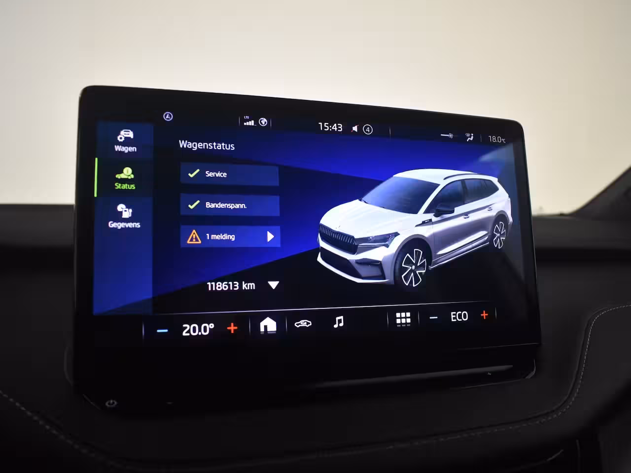 Skoda Enyaq iV 60 Sportline l SOH 91, 38% l Camera | 21" l Apple Car Play l Matte kleur l Navi l Sportsto