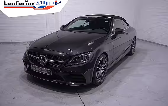 Mercedes-Benz C-klasse Cabrio 180 AMG Line AMG Styling Camera lederen-bekleding Apple Carplay digi-dashboard 18"-lmv spo