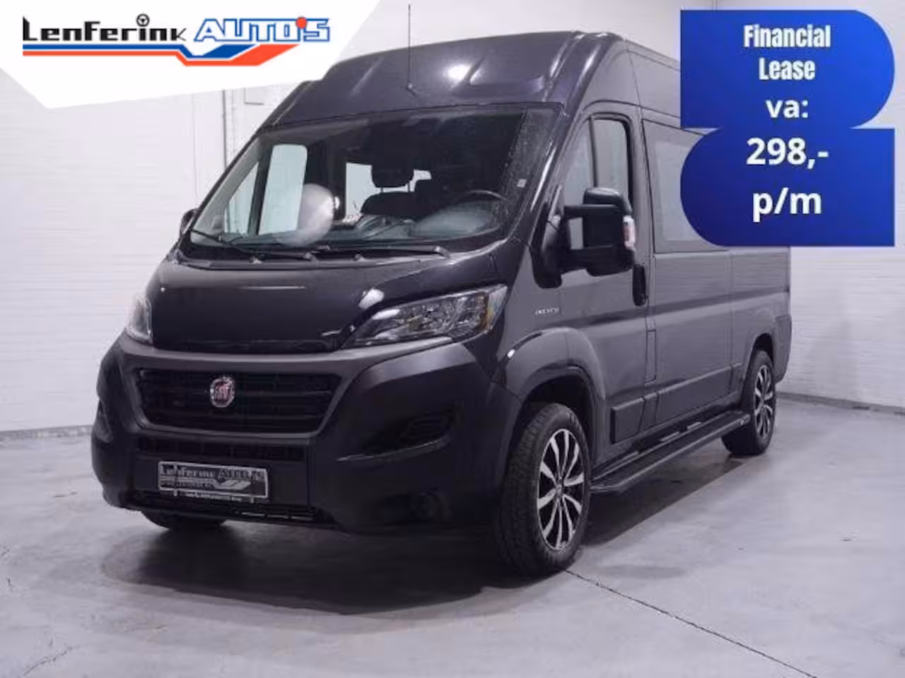 Fiat Ducato 2.3 MultiJet 120 pk Dubbel Cabine L2H2 Navi Camera, Cruise Control, Trekhaak 2.500 kg, 6-Z