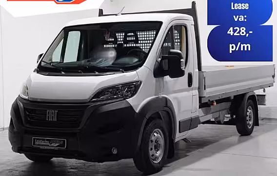 Fiat Ducato 2.2 MJet 140 pk L4 Pick Up / Open Laadbak Airco, Cruise Control, 3-Zits, LxBxH 420x202x40