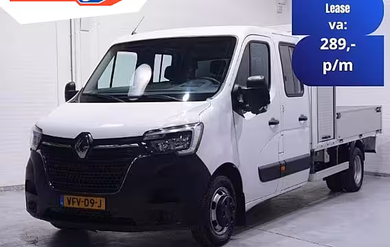 Renault Master 2.3 dCi 145 pk Pick Up / Open Laadbak 6-Zits Airco, Trekhaak 3.500 kg, LxBxH 245x208x38 cm