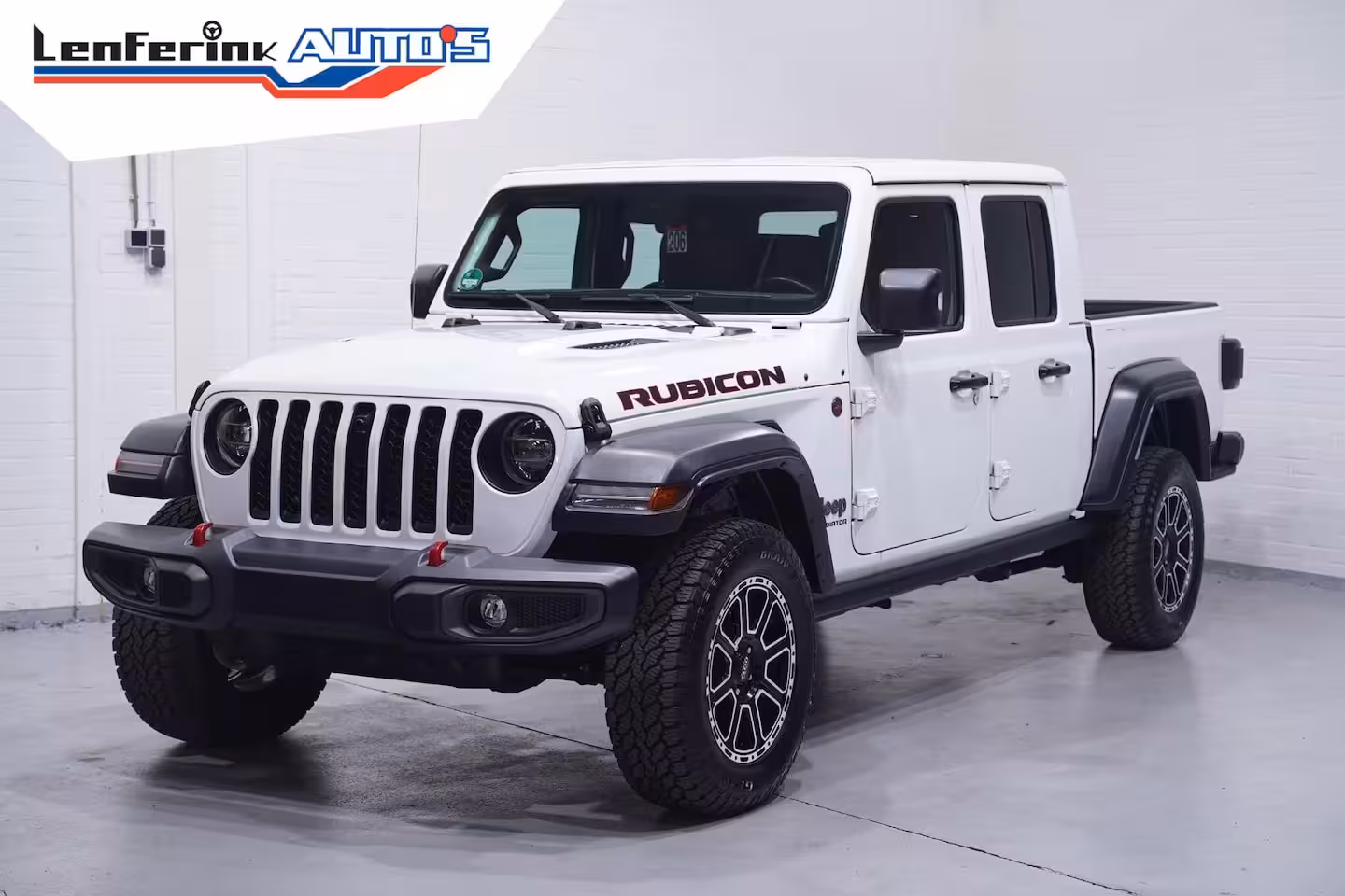 Jeep Gladiator 3.6 V6 285 pk Rubicon Grijs Kenteken 2-Zits Navi Leder Zwart, Adapt. Cruise, Targa Dak, Tr