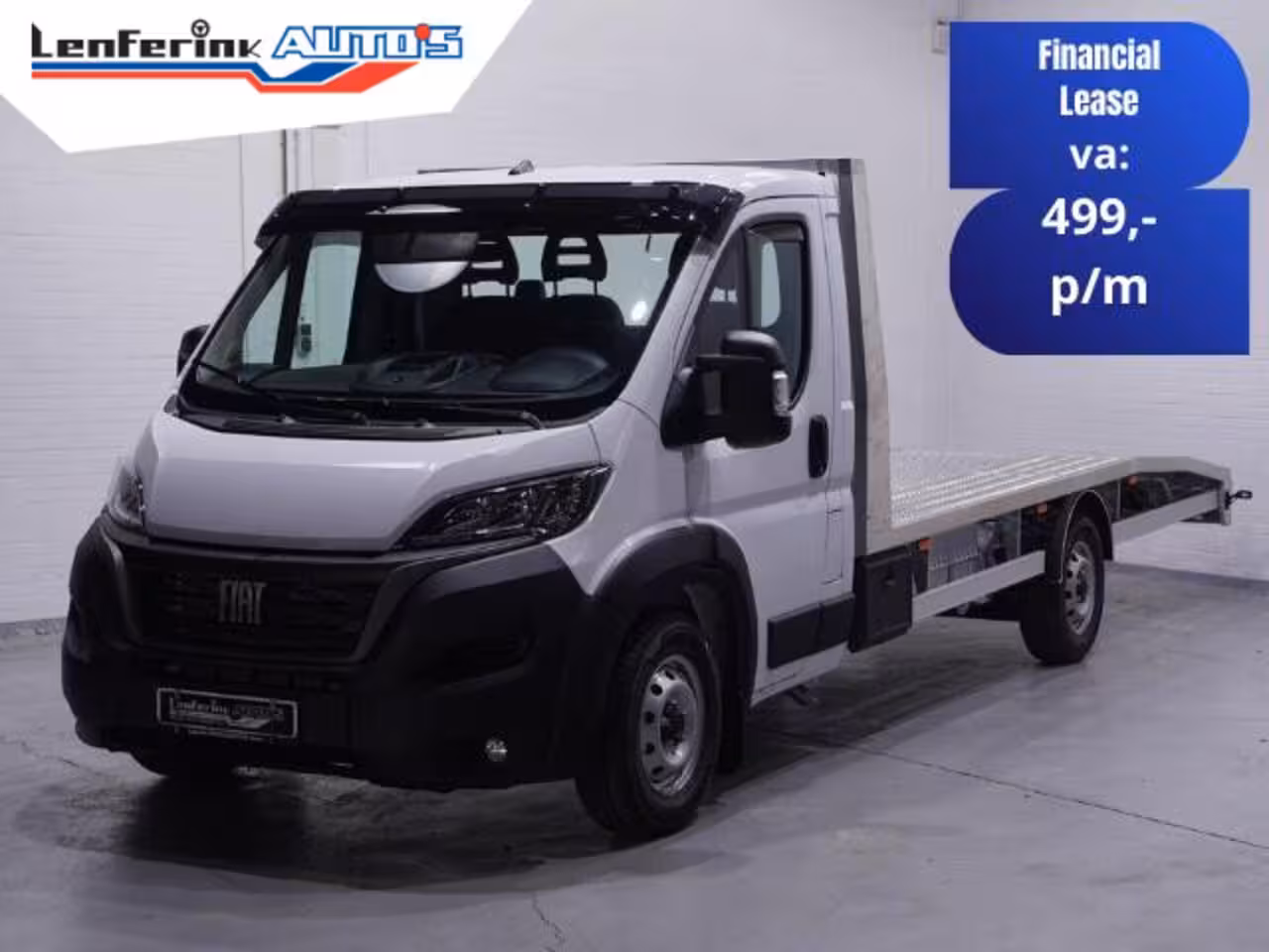 Fiat Ducato 2.2 MJet 140 pk L4 Autotransporter Airco, BPM vrij Luchtvering, Cruise Control, DAB+, Nieu