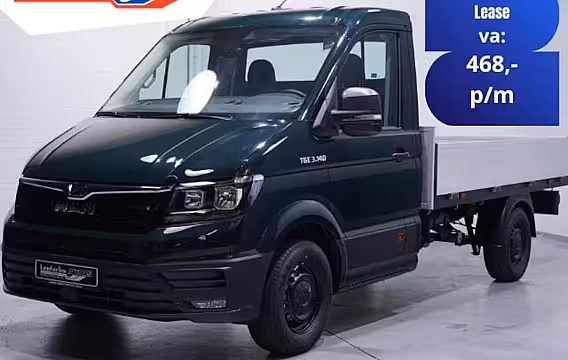 MAN TGE 2.0 TDI 140 pk L3 Pick Up / Open Laadbak Airco Apple Carplay, Cruise Control, LxBxH 345x20