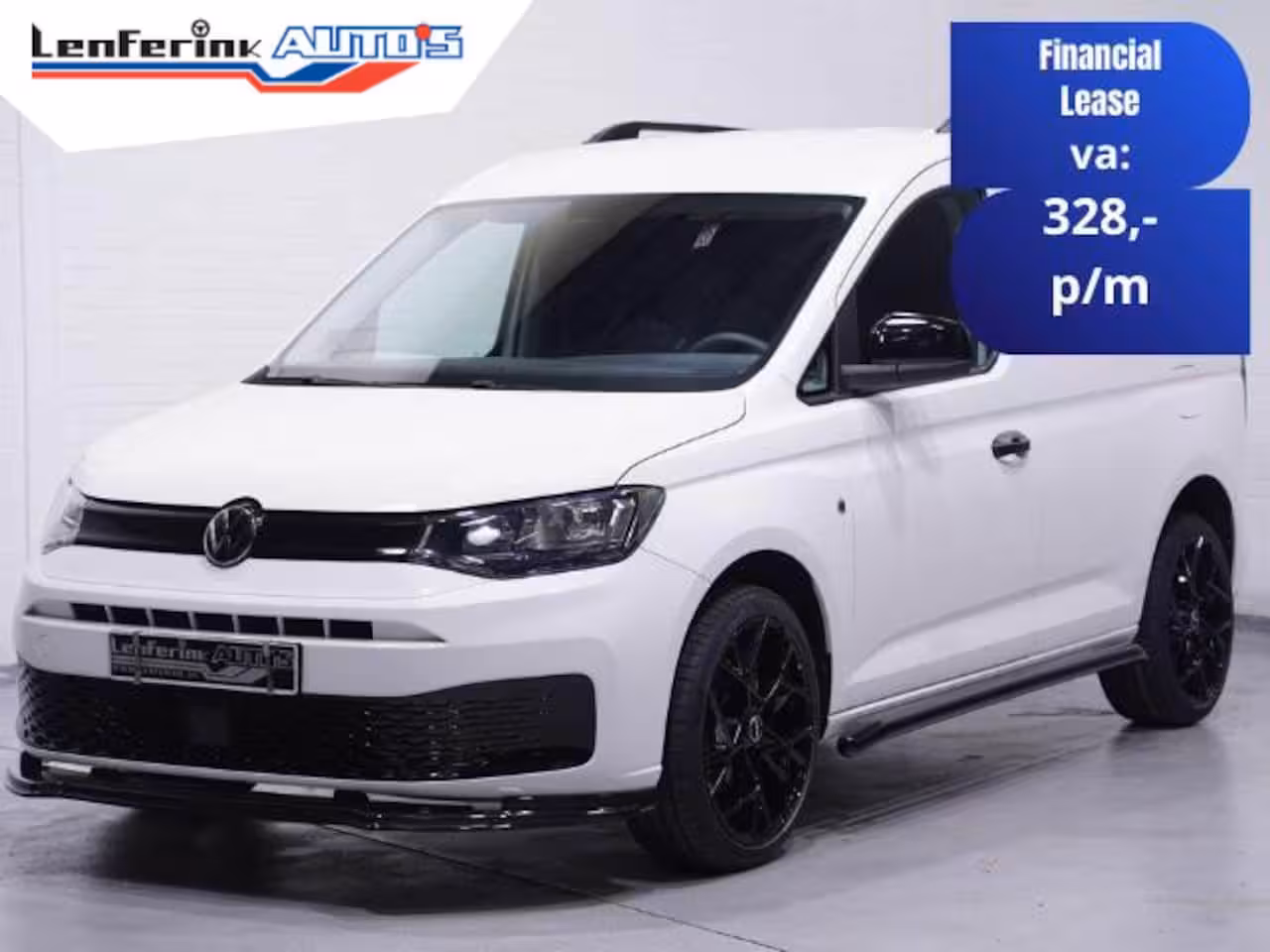 Volkswagen Caddy 1.5 TSI 115 pk BENZINE Black&White Edition 19" LMV, Spoilers V+A, Airco, Bumpers in Kleur,