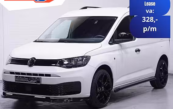 Volkswagen Caddy 1.5 TSI 115 pk BENZINE Black&White Edition 19" LMV, Spoilers V+A, Airco, Bumpers in Kleur,