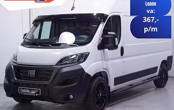 Fiat Ducato 2.2 MultiJet 140 pk L3H2 Black&White Edition Airco Cruise Control, 18" LMV Zwart, Sidebars