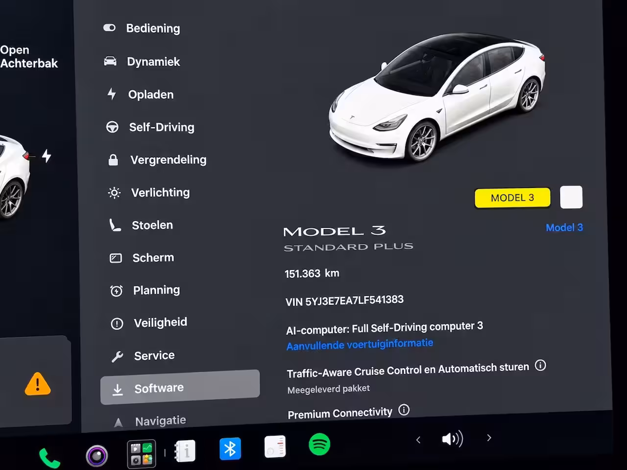 Tesla Model 3 Standard RWD Plus 60 kWh MARGE AUTO