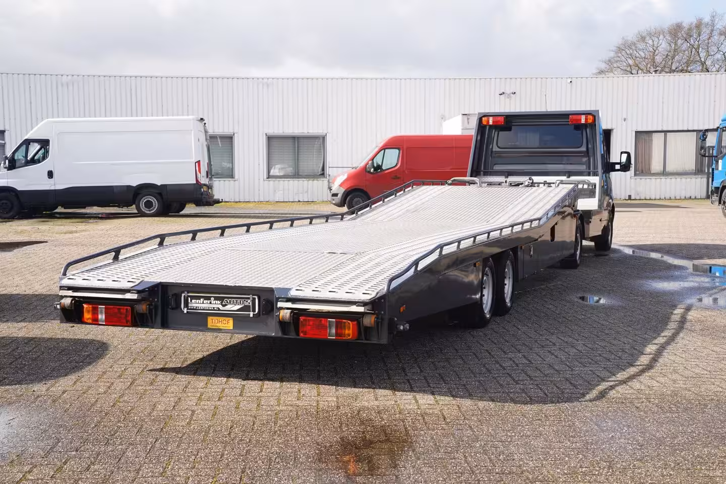 Mercedes-Benz Sprinter 516 CDI 163 pk Aut. BE-Trekker met Tijhof Oplegger Navi Comand, LED Koplampen, Cruise Cont