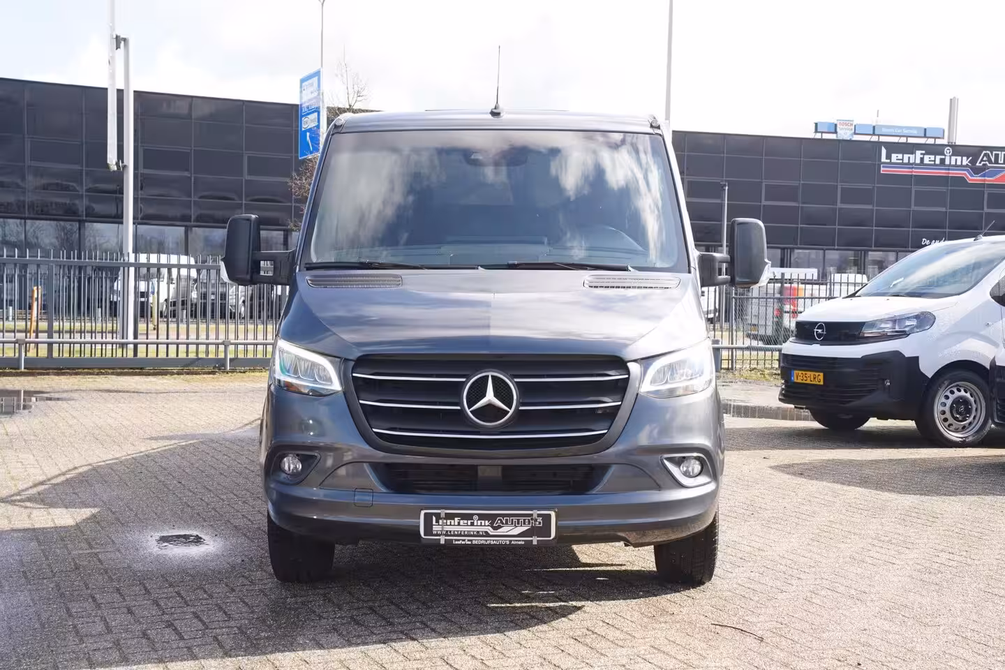 Mercedes-Benz Sprinter 516 CDI 163 pk Aut. BE-Trekker met Tijhof Oplegger Navi Comand, LED Koplampen, Cruise Cont