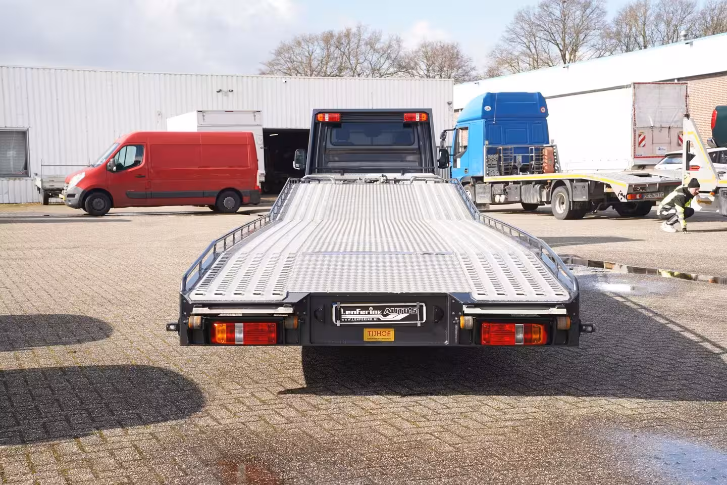 Mercedes-Benz Sprinter 516 CDI 163 pk Aut. BE-Trekker met Tijhof Oplegger Navi Comand, LED Koplampen, Cruise Cont