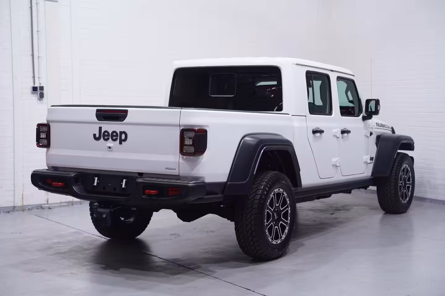 Jeep Gladiator 3.6 V6 285 pk Rubicon Grijs Kenteken 2-Zits Navi Leder Zwart, Adapt. Cruise, Targa Dak, Tr