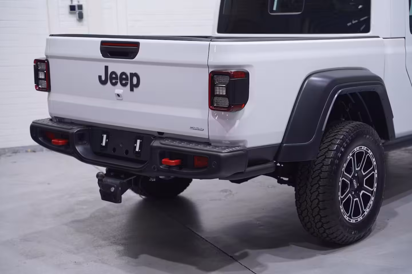 Jeep Gladiator 3.6 V6 285 pk Rubicon Grijs Kenteken 2-Zits Navi Leder Zwart, Adapt. Cruise, Targa Dak, Tr