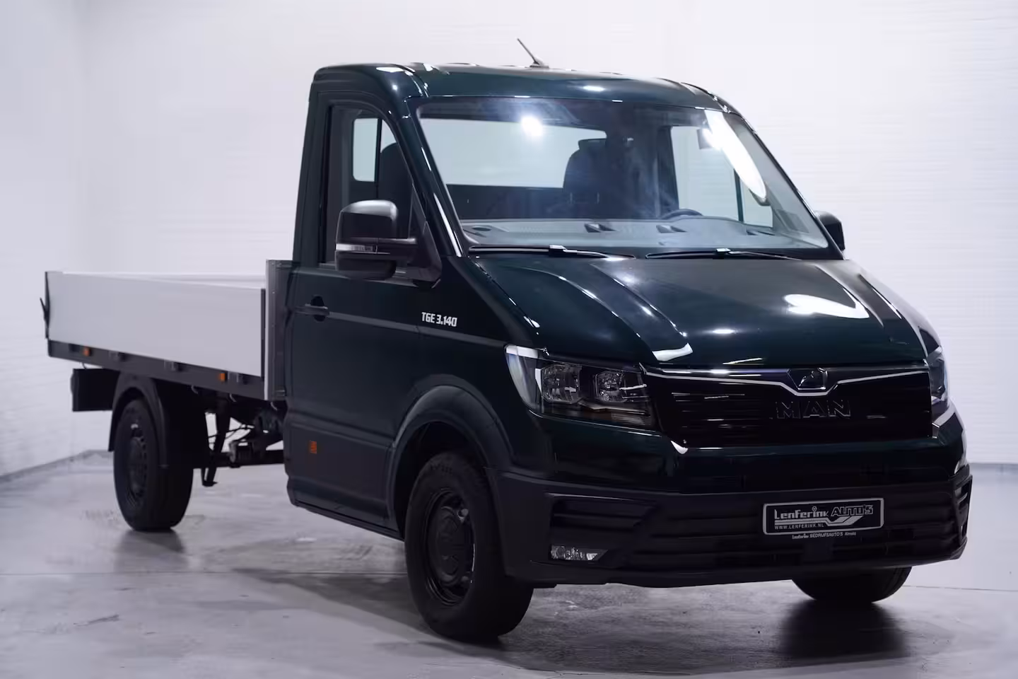 MAN TGE 2.0 TDI 140 pk L3 Pick Up / Open Laadbak Airco Apple Carplay, Cruise Control, LxBxH 345x20