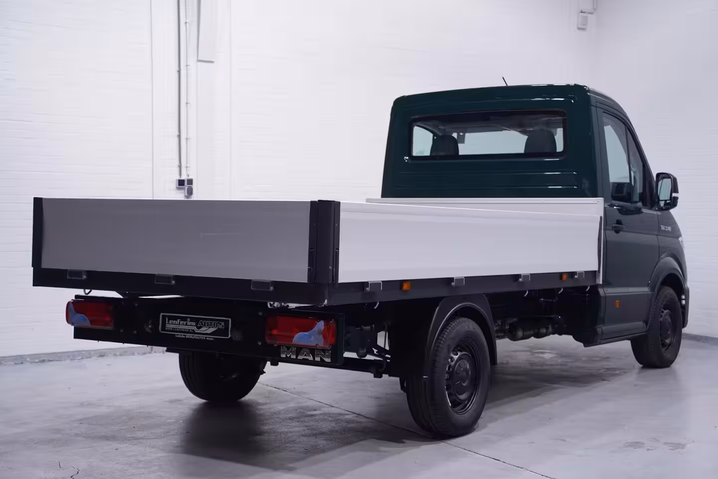 MAN TGE 2.0 TDI 140 pk L3 Pick Up / Open Laadbak Airco Apple Carplay, Cruise Control, LxBxH 345x20
