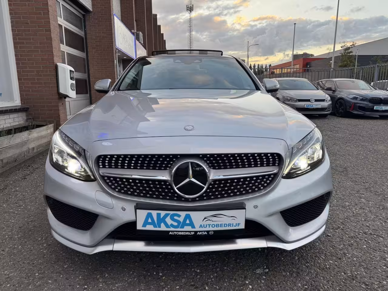 Mercedes-Benz C-klasse 200 Prestige Pano Camera Garantie Leder Blindspot Luchtvering