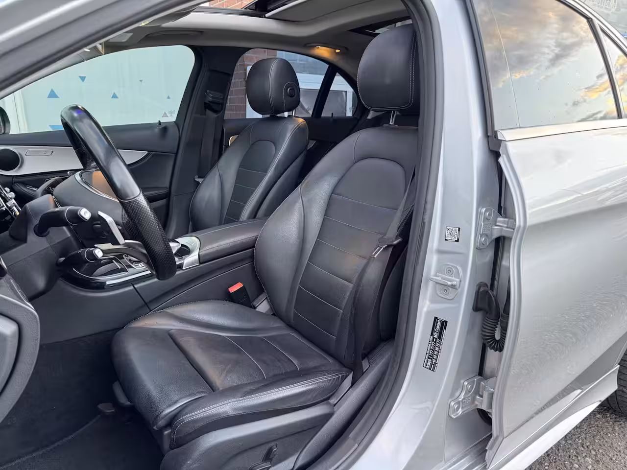 Mercedes-Benz C-klasse 200 Prestige Pano Camera Garantie Leder Blindspot Luchtvering