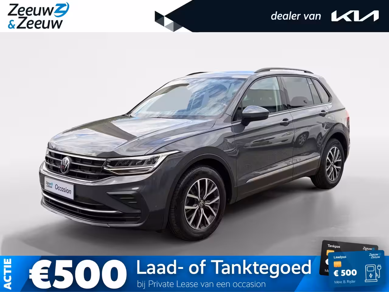 Volkswagen Tiguan 1.5 TSI Life | Draadloos Carplay | Navi | Clima | Camera | Adaptive Cruise | Elektr. Achte