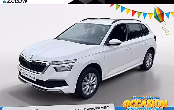 Skoda Kamiq 1.0 TSI Active *Navi via Carplay*Parkeersensoren*Cruise Control*Airco*LM.Velgen*Leuke auto