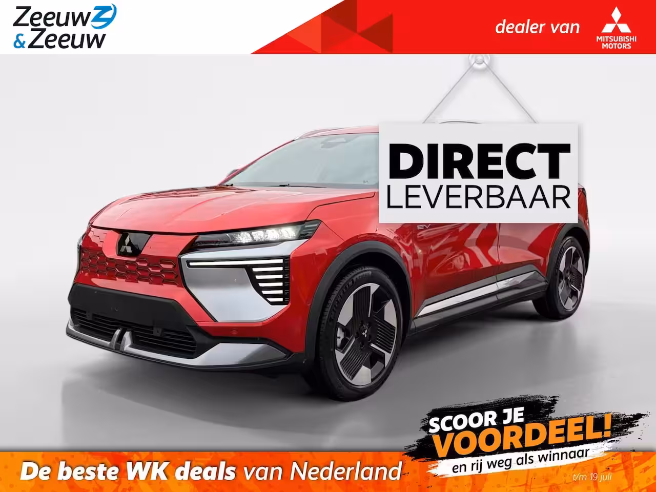Mitsubishi Eclipse Cross Intense 87 kWh MY26 | nu met voorrraadkorting van € 3000 | Sunrise red metallic | op=op